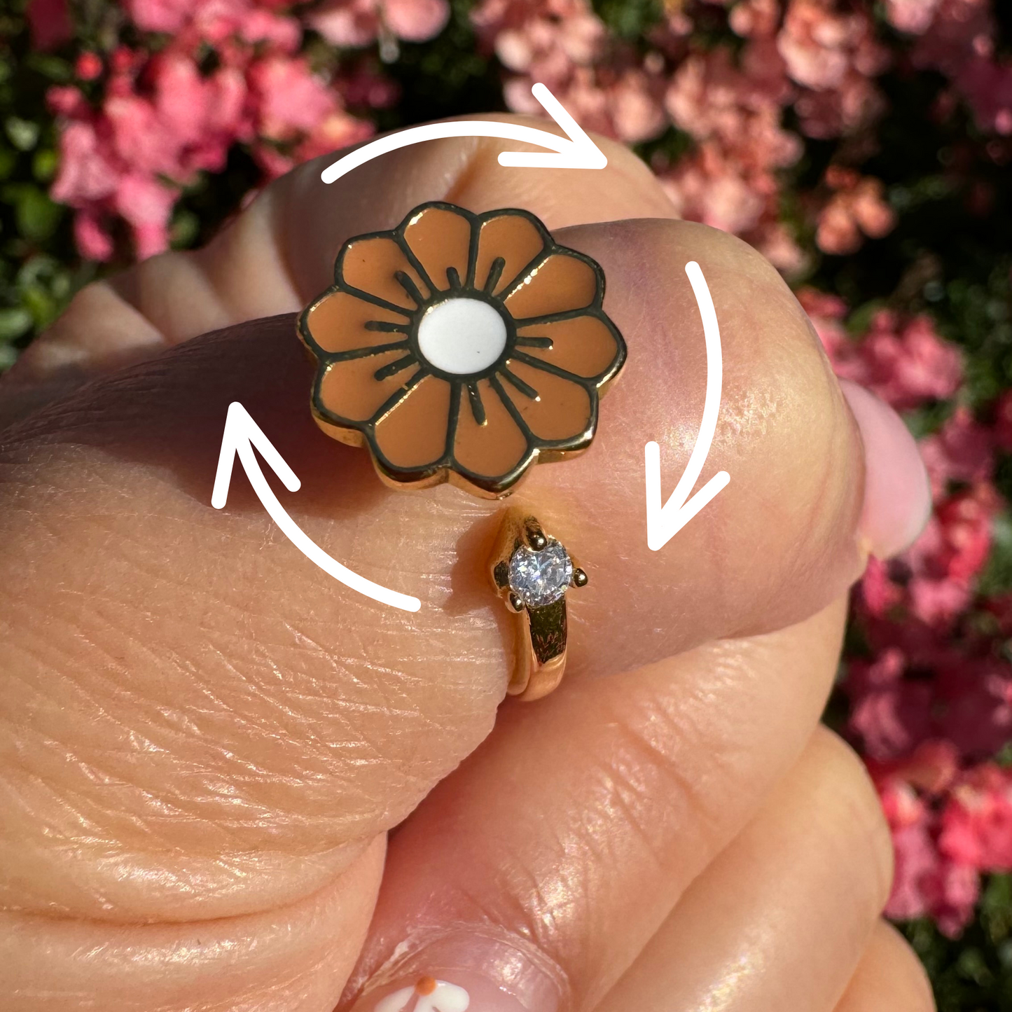 Bague anti-stress ajustable Elia